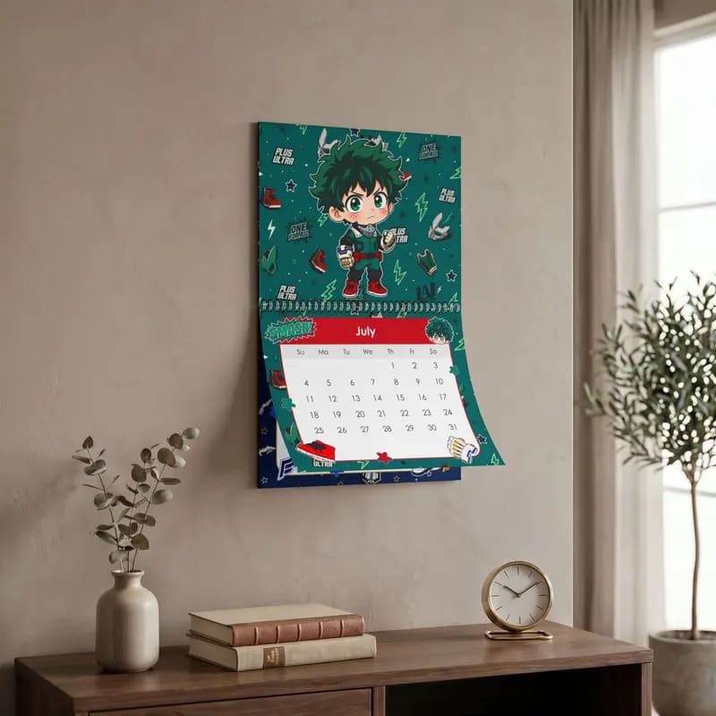 My Hero Academia Wall Calendar 2027, Anime Calendar Monthly Planner, Yearly Planner - Image 5