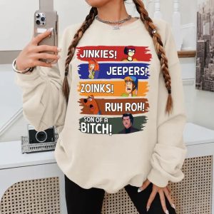 Mystery Cartoon Graphic T-Shirt, Retro Catchphrase Tee, Sweatshirt And Hoodie