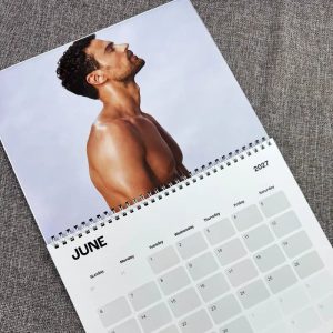 Alternative view of Theo James Calendar 2027, Fan Art Calendar | Actor Poster 2027 | SPN fans