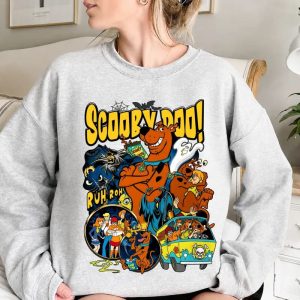 Mystery Gang Halloween Shirt, Funny Cartoon Detective Graphic Tee Sweatshirt Hoodie