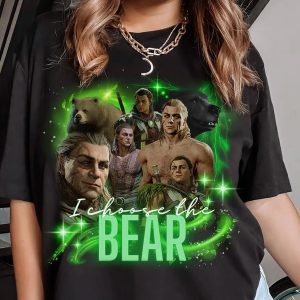 Halsin "I Choose the Bear" T-Shirt, Baldur’s Gate 3 Fan