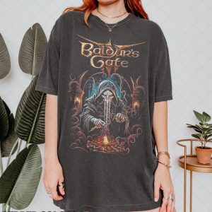 Alternative view of Retro 90's Baldurs Gate 3 T-Shirt