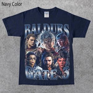 Alternative view of Vintage Character Baldurs Gate 3 T-Shirt