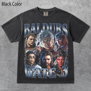 Vintage Character Baldurs Gate 3 T-Shirt