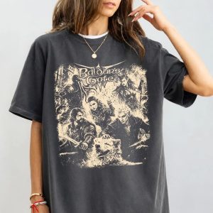 Alternative view of Vintage Astarion Shadowheart T-Shirt, DnD RPG Gaming Clothes, Fantasy Game Merch
