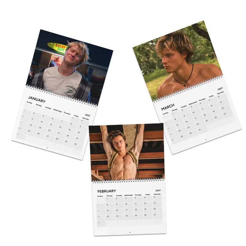 Outer Banks JJ Maybank Photo Calendar 2027, New Year Fan Gift, Unique Holiday Gift - Image 3