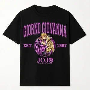 Alternative view of JoJo's Bizarre Adventure Characters Comic Version T-Shirt, Gift For Fan Anime Tee