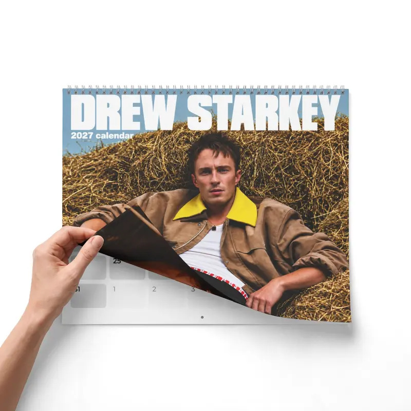 Drew Starkey Calendar 2027 - Rafe Cameron Outer Banks | Drew Starkey Fan Gift, Unique Holiday Gift