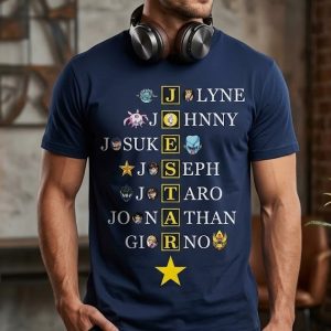Alternative view of Retro JoJo’s Bizarre Adventure T-Shirt