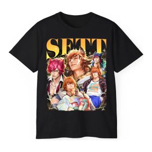 Heartsteel Boy Band T-shirt, Ezreal Sett K'Sante Yone Aphelios Kayn Shirt 100% Cotton Unisex T-shirt - Image 5