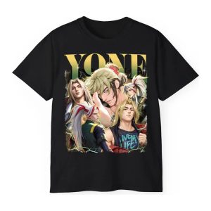 Heartsteel Boy Band T-shirt, Ezreal Sett K'Sante Yone Aphelios Kayn Shirt 100% Cotton Unisex T-shirt - Image 4