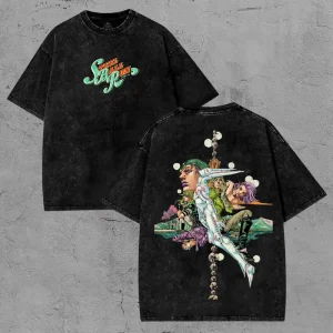 Vintage Japanese Style Tshirt Jojo's Bizarre Legends T-Shirt - Image 2