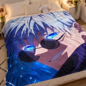 Alternative view of Gojo Satoru 3 Blanket