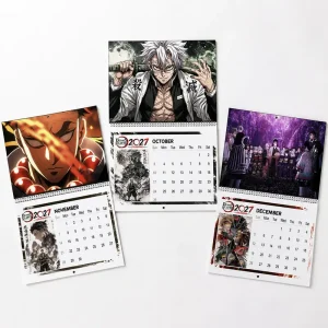Demon Slayer Inspired Calendar 2027, Kimetsu no Yaiba Anime Wall Calendar - Image 3