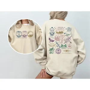 Sjmaas Quotes Sweatshirt, Sjm Book Series, Acotar Book T-Shirt