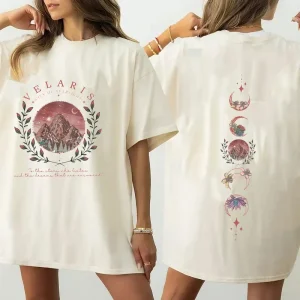 Velaris 2Sides Book Sweatshirt, City of Starlight Sweatshirt