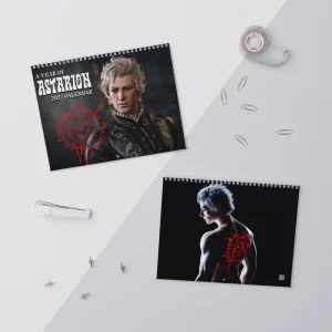 Astarion BG3 Art 2027Wall Calendar Monthly, Game Boyfriends Must Have 2027 Calendar - Image 9