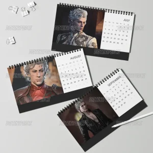 Astarion BG3 Art 2027Wall Calendar Monthly, Game Boyfriends Must Have 2027 Calendar - Image 6