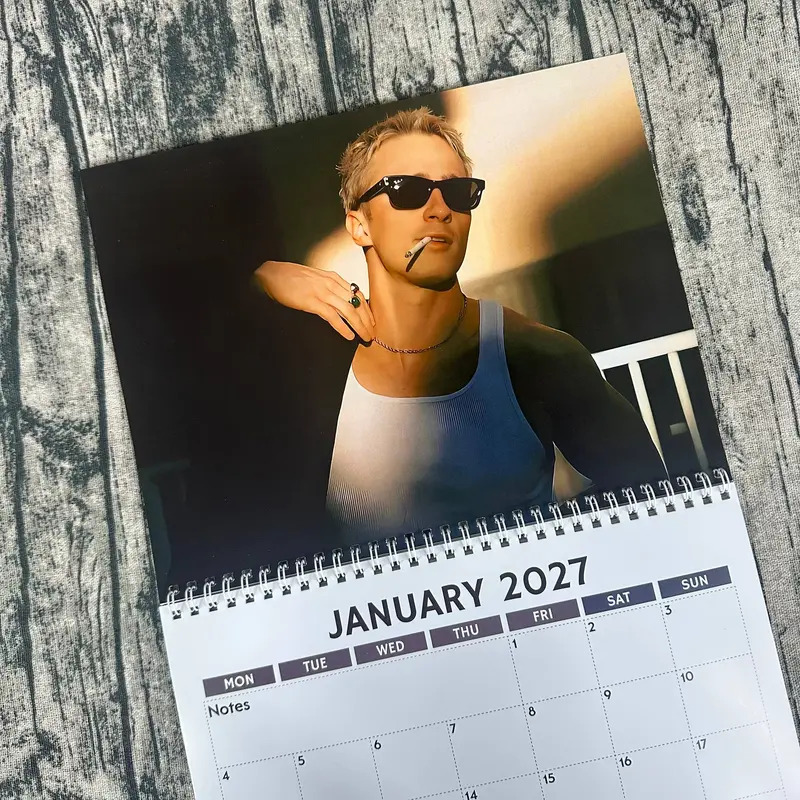 Drew Starkey 2027 Wall Calendar, Celebrity Fan Calendar, 12 Month Photo Calendar - Image 4