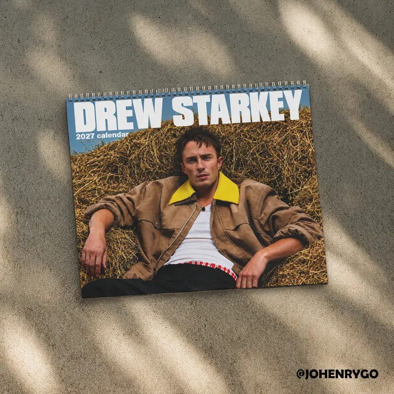 Drew Starkey Calendar 2027 - Rafe Cameron Outer Banks | Drew Starkey Fan Gift, Unique Holiday Gift - Image 5