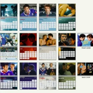 Alternative view of Heated RivaLry 2027 Wall Calendar, Hollander and Rozanov 2027 Calendar