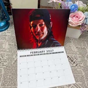 Alternative view of Norman Reedus 2027 Calendar, Celebrity Photo Calendar, TV Star Monthly Calendar