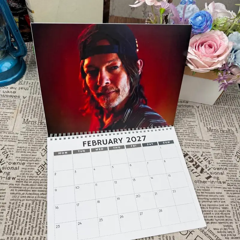 Norman Reedus 2027 Calendar, Celebrity Photo Calendar, TV Star Monthly Calendar - Image 2