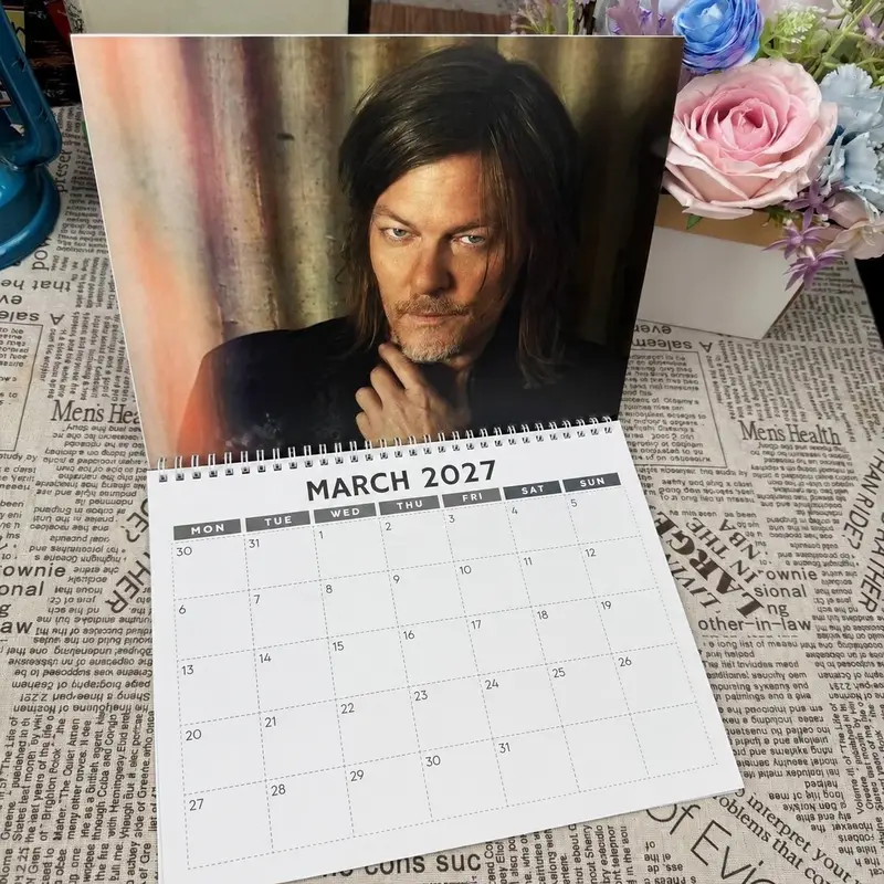 Norman Reedus 2027 Calendar, Celebrity Photo Calendar, TV Star Monthly Calendar - Image 3