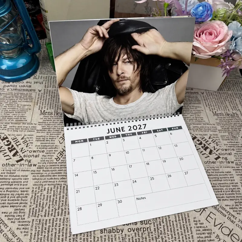 Norman Reedus 2027 Calendar, Celebrity Photo Calendar, TV Star Monthly Calendar - Image 5