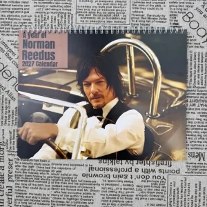 Norman Reedus 2027 Calendar, Celebrity Photo Calendar, TV Star Monthly Calendar