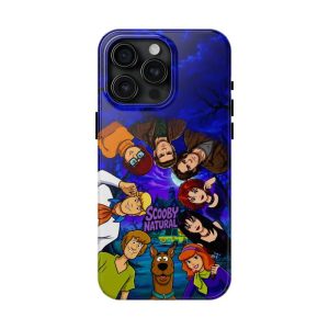 Alternative view of Retro Mystery Cartoon Phone Case, Nostalgic 90s Style iPhone Cover