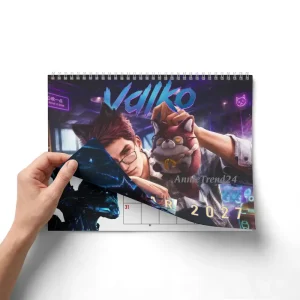 Valko Love and Deepspace 2027 Wall Calendar