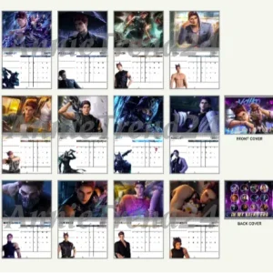 Valko Love and Deepspace 2027 Wall Calendar - Image 2