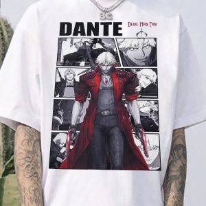 Dante Devil May Cry Graphic Tee ,Vintage 90s Bootleg Style T-Shirt