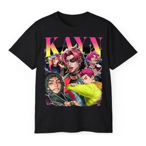 Alternative view of Heartsteel Boy Band T-shirt, Ezreal Sett K'Sante Yone Aphelios Kayn Shirt 100% Cotton Unisex T-shirt