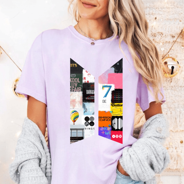 Kpop band Full Album T-Shirt, Bangtan Fan, Kpop Fan Gift