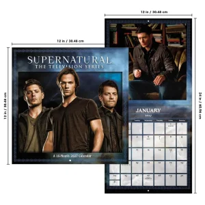2027 Supernatural Fan Wall Calendar, Dean Winchester Fan Gift - Image 3