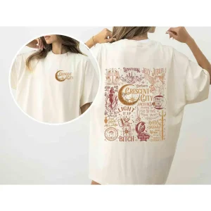 Crescent City Book 2 Sides T-Shirt, Sweatshirt, Book lover Fan