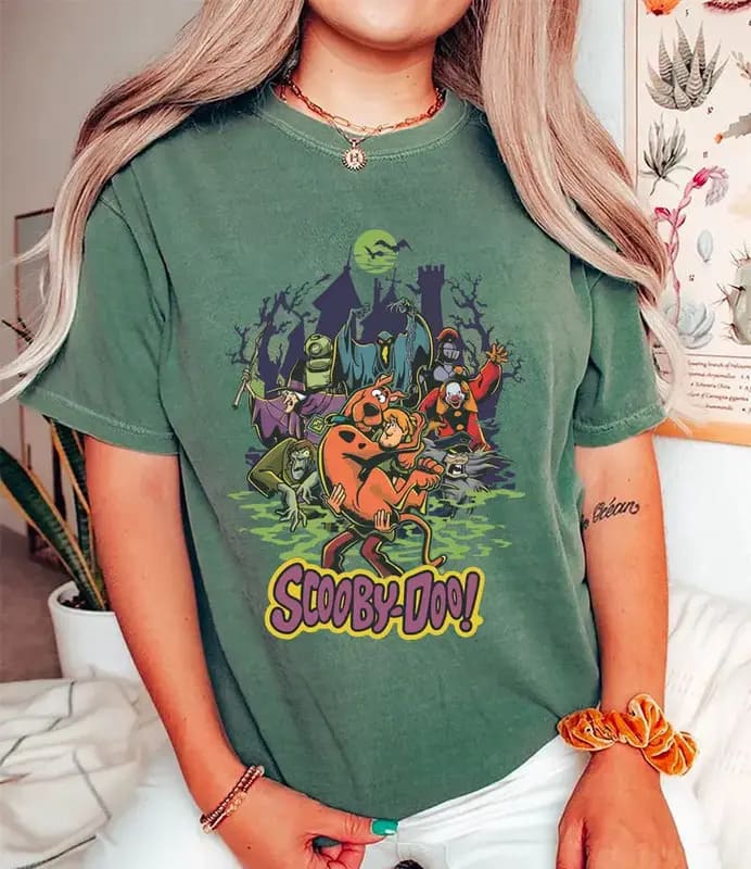Scooby Doo Vintage Shirt, Halloween T-shirt, Scooby Doo Shirt, Retro Halloween Hoodie - Image 3