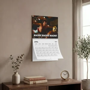 Nacho Libre Wall Calendar 2027, Funny Wall Calendar - Image 3