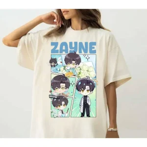 Alternative view of Love and Deepspace Chibi Cute T-Shirt