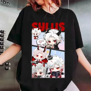 Love and Deepspace Chibi Cute T-Shirt - Image 4