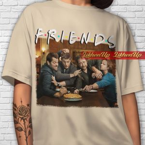 Alternative view of Supernatural Friends T-Shirt, Supernatural Retro Homage