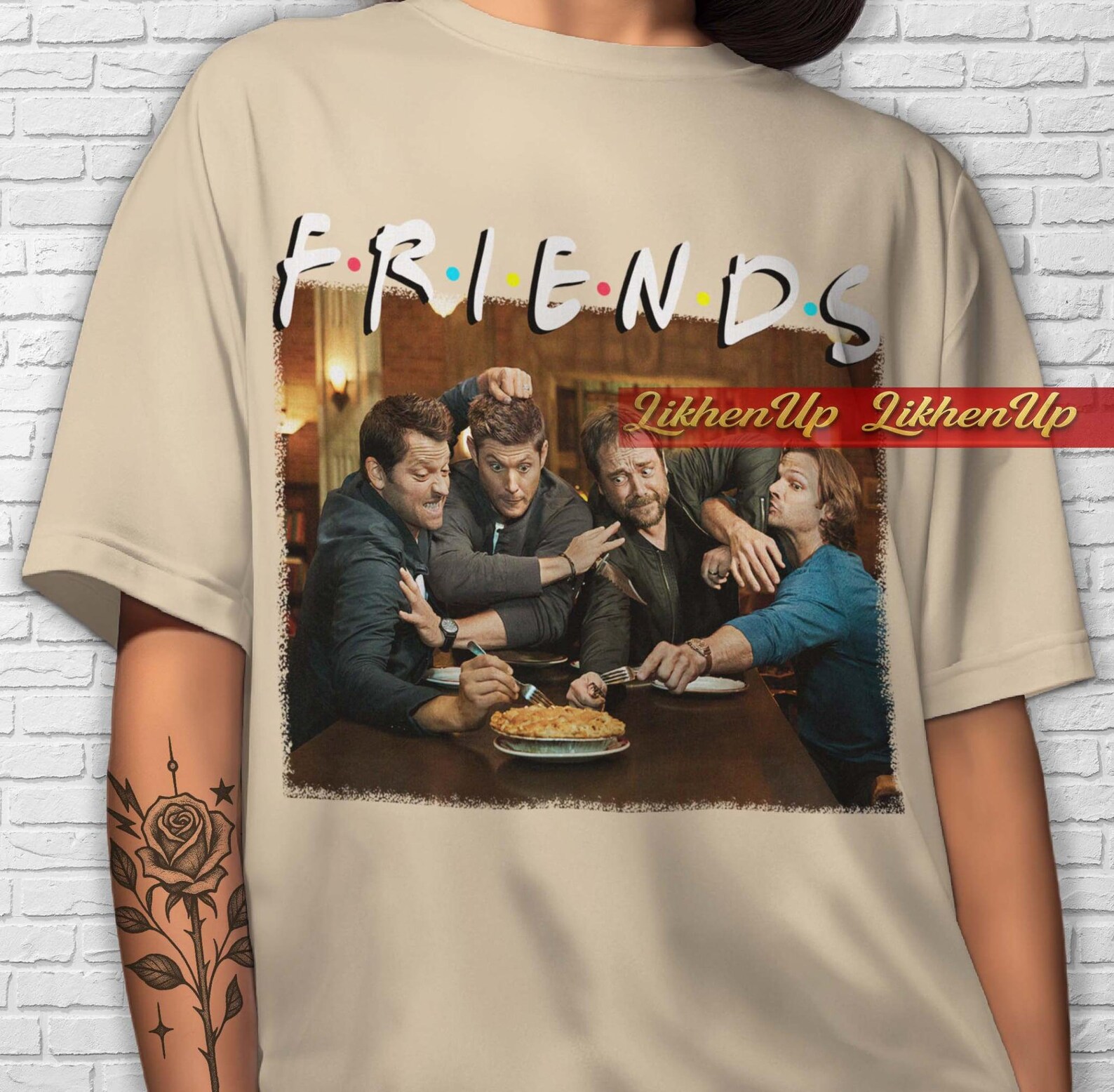 Supernatural Friends T-Shirt, Supernatural Retro Homage - Image 2