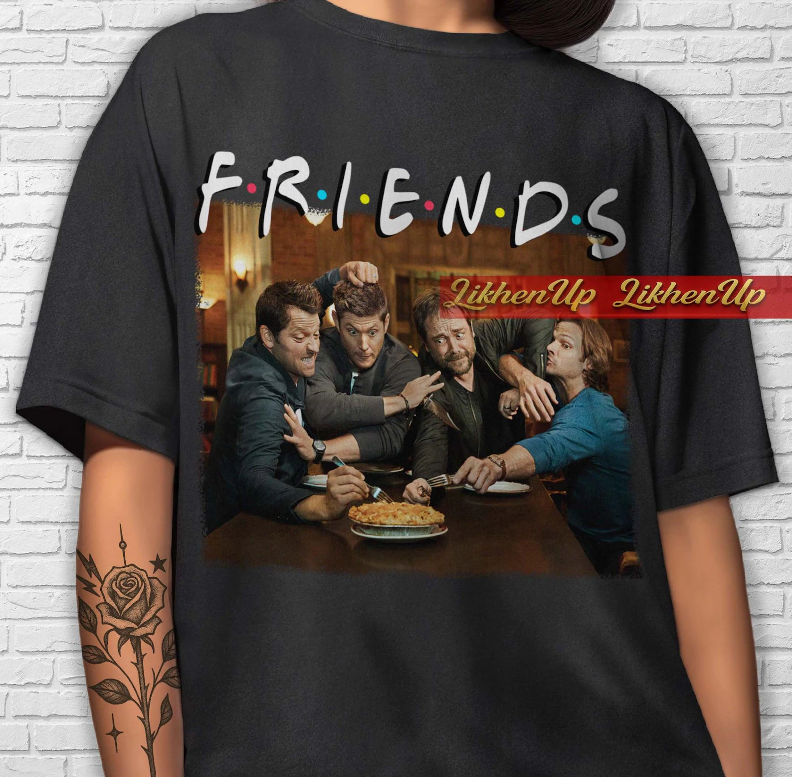 Supernatural Friends T-Shirt, Supernatural Retro Homage