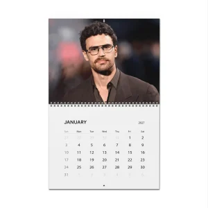 Theo James 2027 Wall Calendar | 12 Month Actor Photo Calendar | Celebrity Fan Gift - Image 7