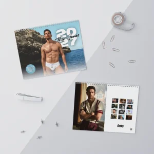 Theo James 2027 Wall Calendar | 12 Month Actor Photo Calendar | Celebrity Fan Gift - Image 6