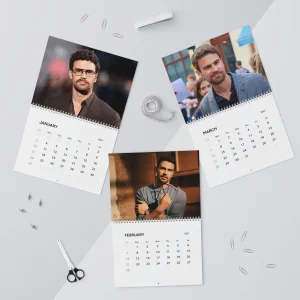 Theo James 2027 Wall Calendar | 12 Month Actor Photo Calendar | Celebrity Fan Gift - Image 5