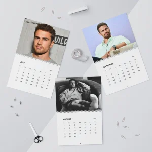 Theo James 2027 Wall Calendar | 12 Month Actor Photo Calendar | Celebrity Fan Gift - Image 3