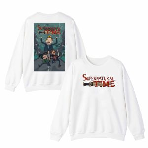 Supernatural x Adventure Time Two-Side Shirt, Sweatshirt And Hoodie - Image 2